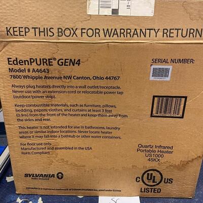 Heater in original box
