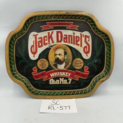 Jack Danielâ€™s #7 metal tray