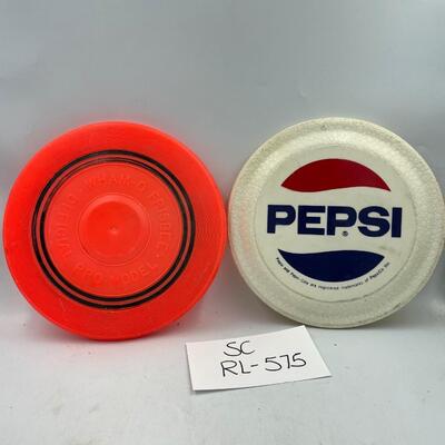 Wham-o and Pepsi frisbee
