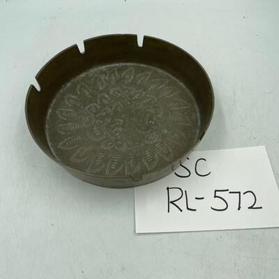 Sarnia brass ashtray