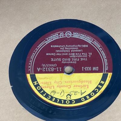 Stravinsky The Fire Bird Suite 78 Record Set - Victor Red Seal Records - DM933-2