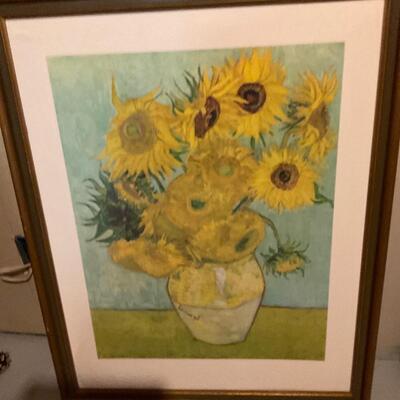 Van Gogh Sunflower art print