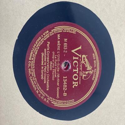 Ravel Ma Mere Loye - Suite ("Mother Goose Suite") 78 Record Collection - Victor Red Seal Record M693-2