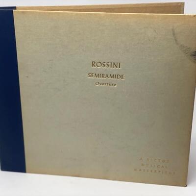 Rossini Semiramide Overture - Victor 78 - Red Seal Collection - M59-8