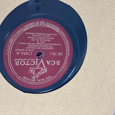 Beethoven Concerto in D Major - RCA Victor 78 - Red Seal Record - DM705-1