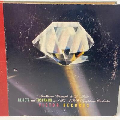 Beethoven Concerto in D Major - RCA Victor 78 - Red Seal Record - DM705-1
