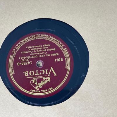 Tschaikowsky Romeo and Juliet Overture - Victor 78 - Red Seal Record - M347-2