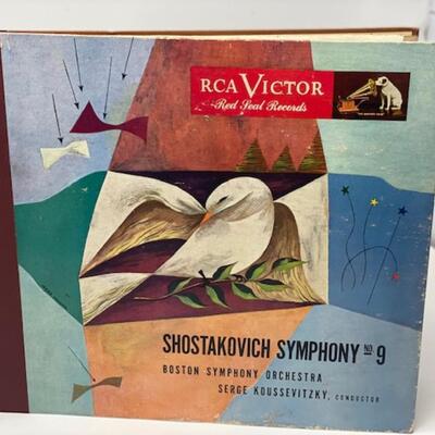 Shostakovich Symphony No 9 - RCA Victor 78 - Red Seal Records - DM1134