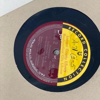 Shostakovich Symphony No 9 - RCA Victor 78 - Red Seal Records - DM1134