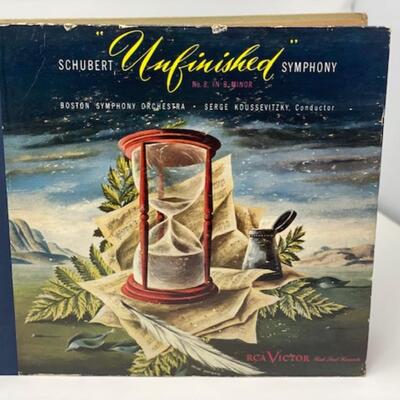 Schubert Unfinished Symphony No. 8 in B Minor - Victor 78 - Red Seal Records - DM1039