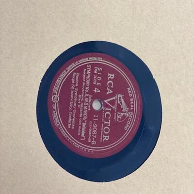 Schubert Unfinished Symphony No. 8 in B Minor - Victor 78 - Red Seal Records - DM1039