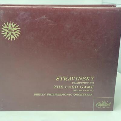 Stravinsky Conducting His The Card Game - Capital Records 78 - FCL-8028