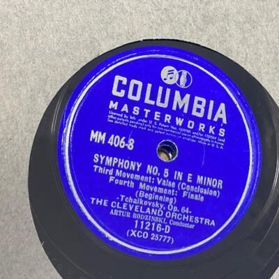 Tchaikovsky Symphony No. 5 in E Minor - Columbia Masterworks 78 -MM406-10