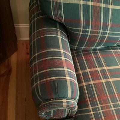 Plaid Sofa from Pinnacle with cover if desired