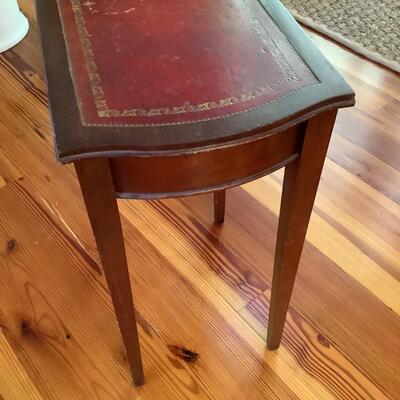 Mahogany sample table from Columbia Furniture, Louisville, KY