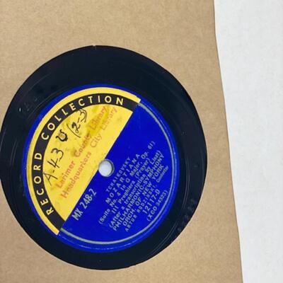 Tchaikovsky Mozartiana - Columbia Masterworks 78 - MX248-1