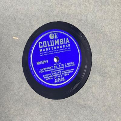 Mahler: Symphony No. 4 - Columbia Masterworks 78 - MM589-12