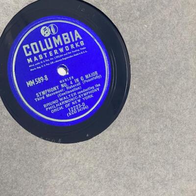 Mahler: Symphony No. 4 - Columbia Masterworks 78 - MM589-12