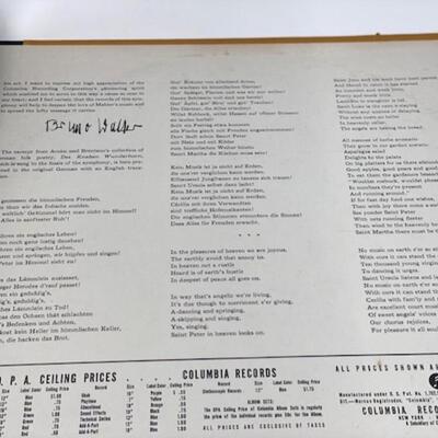 Mahler: Symphony No. 4 - Columbia Masterworks 78 - MM589-12