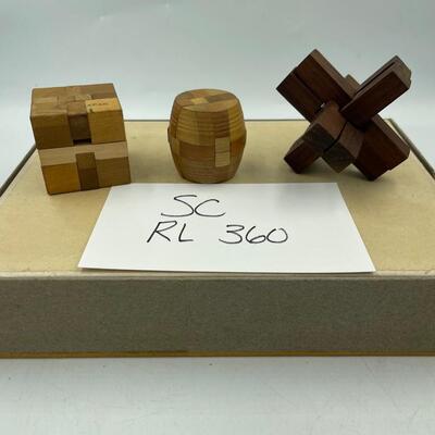 Asst wooden puzzles