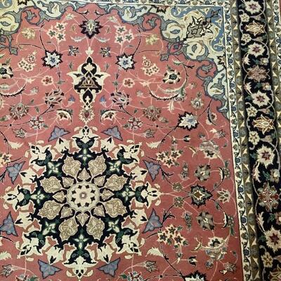 Persian hand-knotted rug