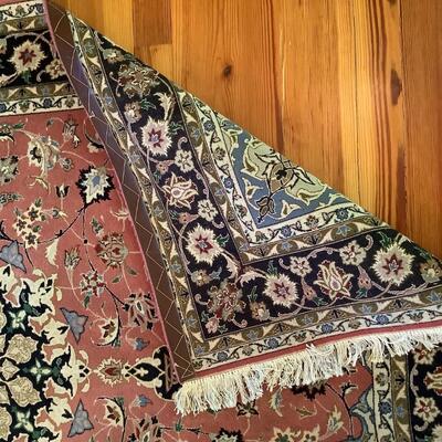 Persian hand-knotted rug