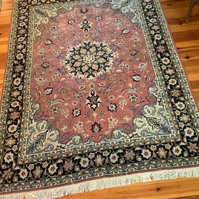 Persian hand-knotted rug