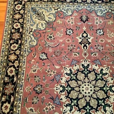 Persian hand-knotted rug