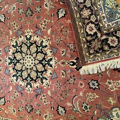 Persian hand-knotted rug