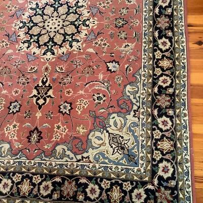 Persian hand-knotted rug