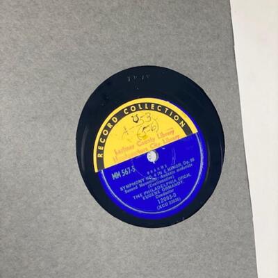 Brahms Sympony No. 4 - Columbia Masterworks 78 - MM567-1