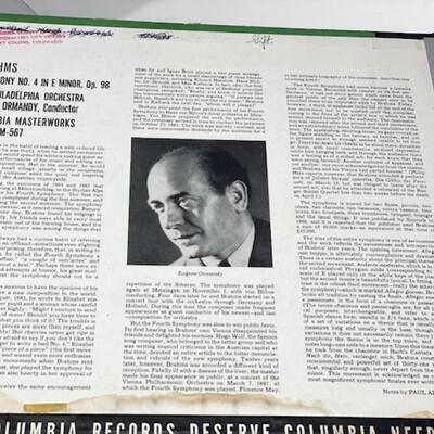 Brahms Sympony No. 4 - Columbia Masterworks 78 - MM567-1