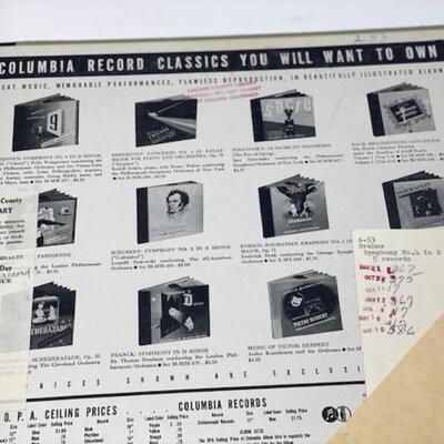 Brahms Sympony No. 4 - Columbia Masterworks 78 - MM567-1