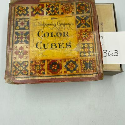 Embossing Companyâ€™s Color cubes