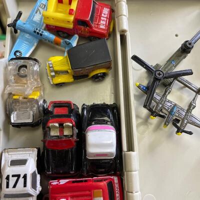 Mini town w/ lots of cars, trucks etc