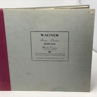 Wagner Rienze Overture Berlioz Marche Troyenne - Columbia Masterworks 78 - MX169-1