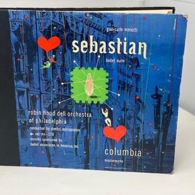 Gian-Carlo Menotti Sebastian Ballet Suite - Columbia Masterworks 78 - MX278-2