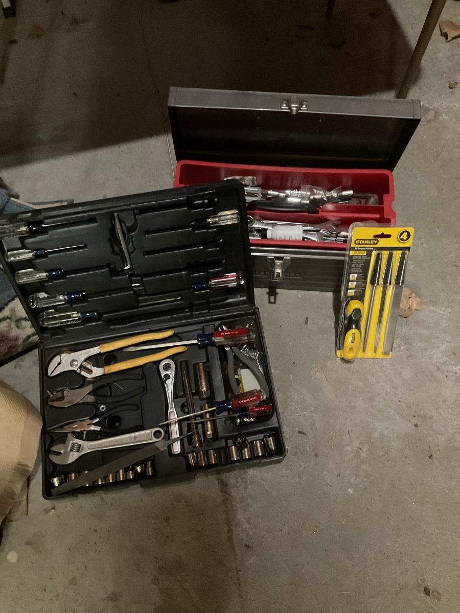 Craftsman tools, tool box Stanley