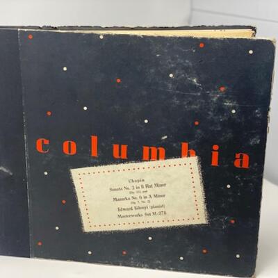 Chopin Sontara No. 2 and Mazurka No. 6 - Columbia Masterworks 78 - MM378-1
