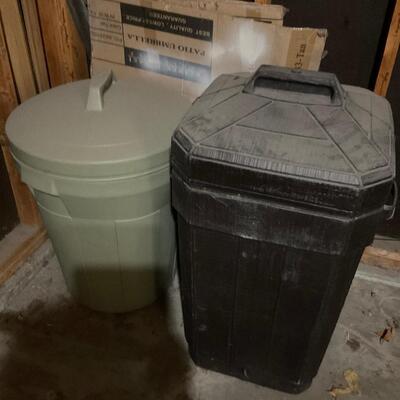 Garbage cans