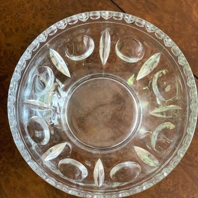 Vintage Clear Glass Bubble Bowl