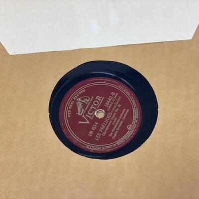 Liszt Les Preludes Symphonic Poem - Victor 78 - Red Seal Record - DM453-3