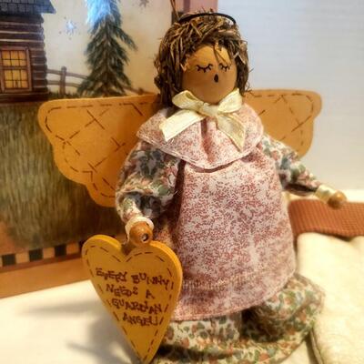 New - Grandmother Lot (A Record Book of Memories) & Figurine & Stocking