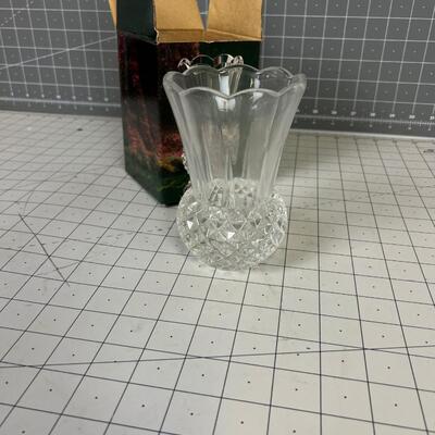 Irish Lead Crystal Vase, New in the box   