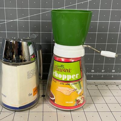 Nut Chopper and Syrup Dispenser 