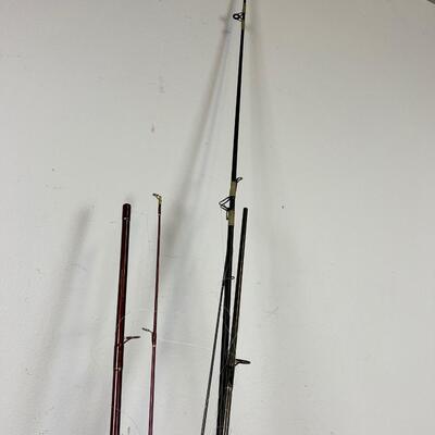 3 Poles and 2 Reels For Fishing 