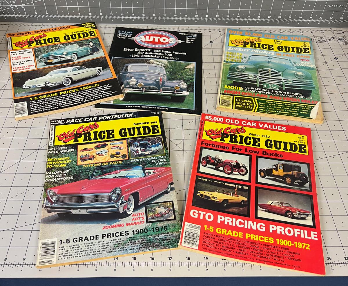 Vintage Antique Car Price Guides