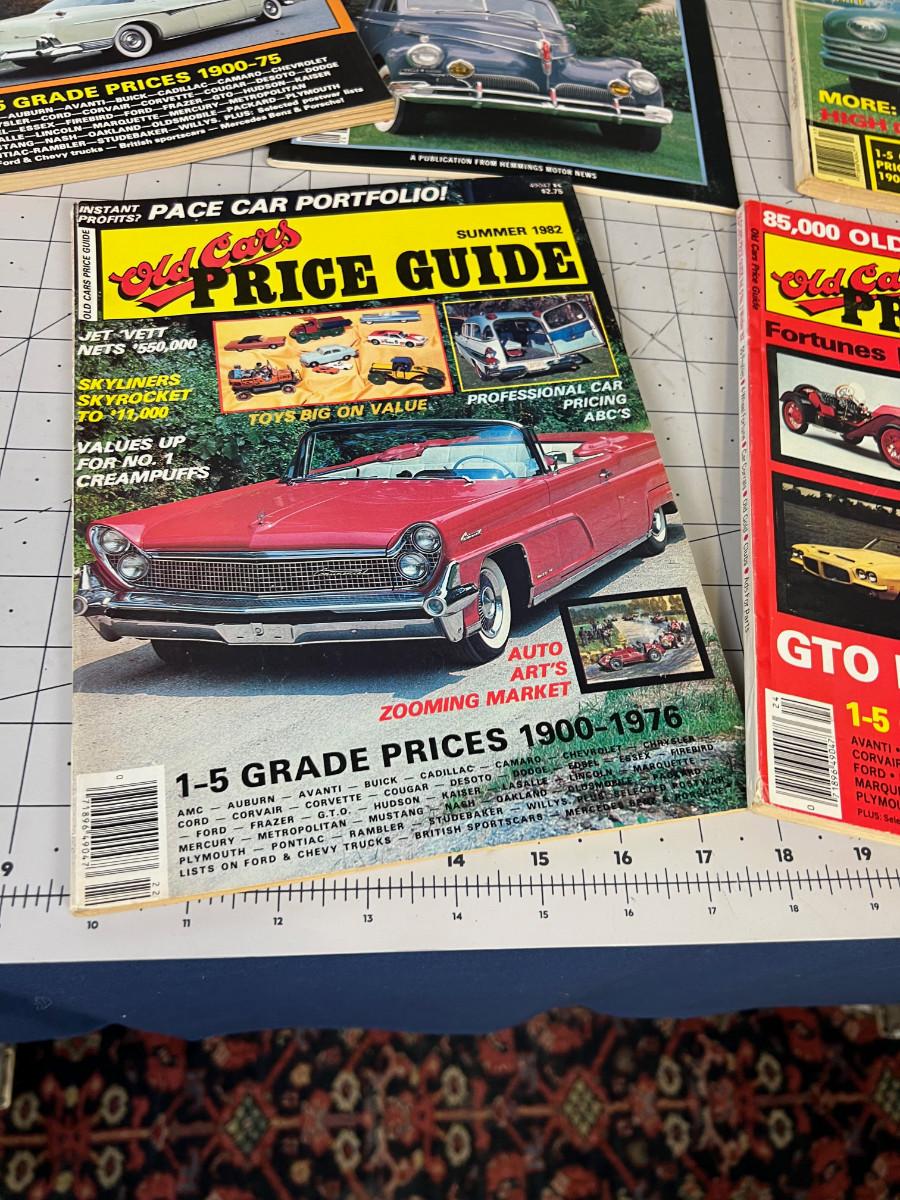 Vintage Antique Car Price Guides