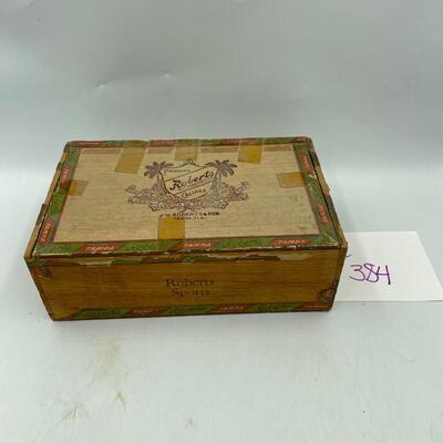 Roberts & Son cigar box
