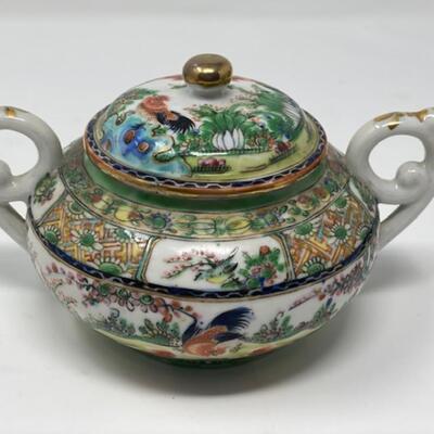 Canton China Tea Service - Anhua decorated